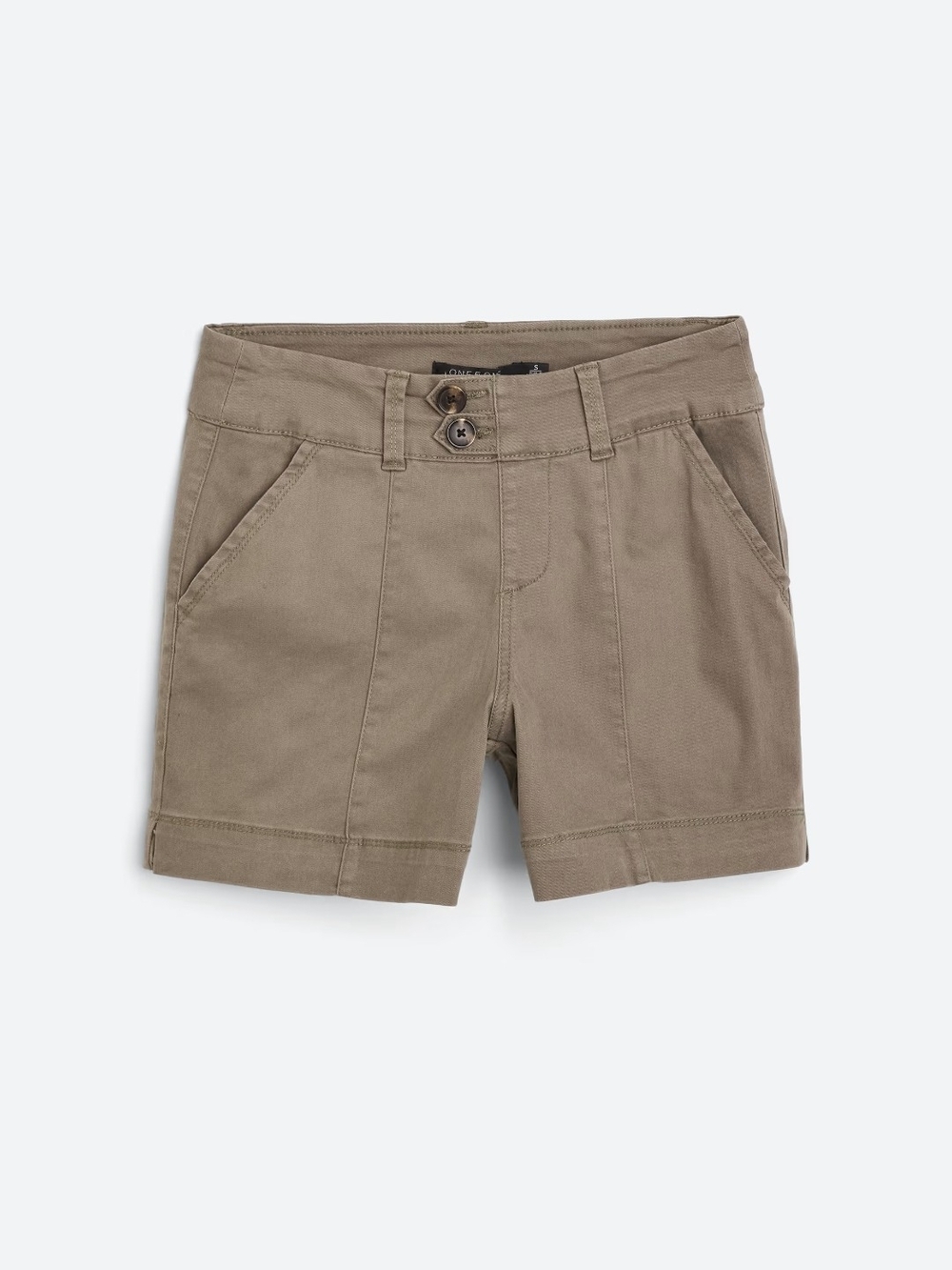 one 5 one Women's Cotton-Blend Shorts - Taupe